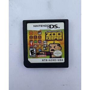 Action Puzzle Game: Zoo Keeper AUTHENIC TESTED Nintendo DS